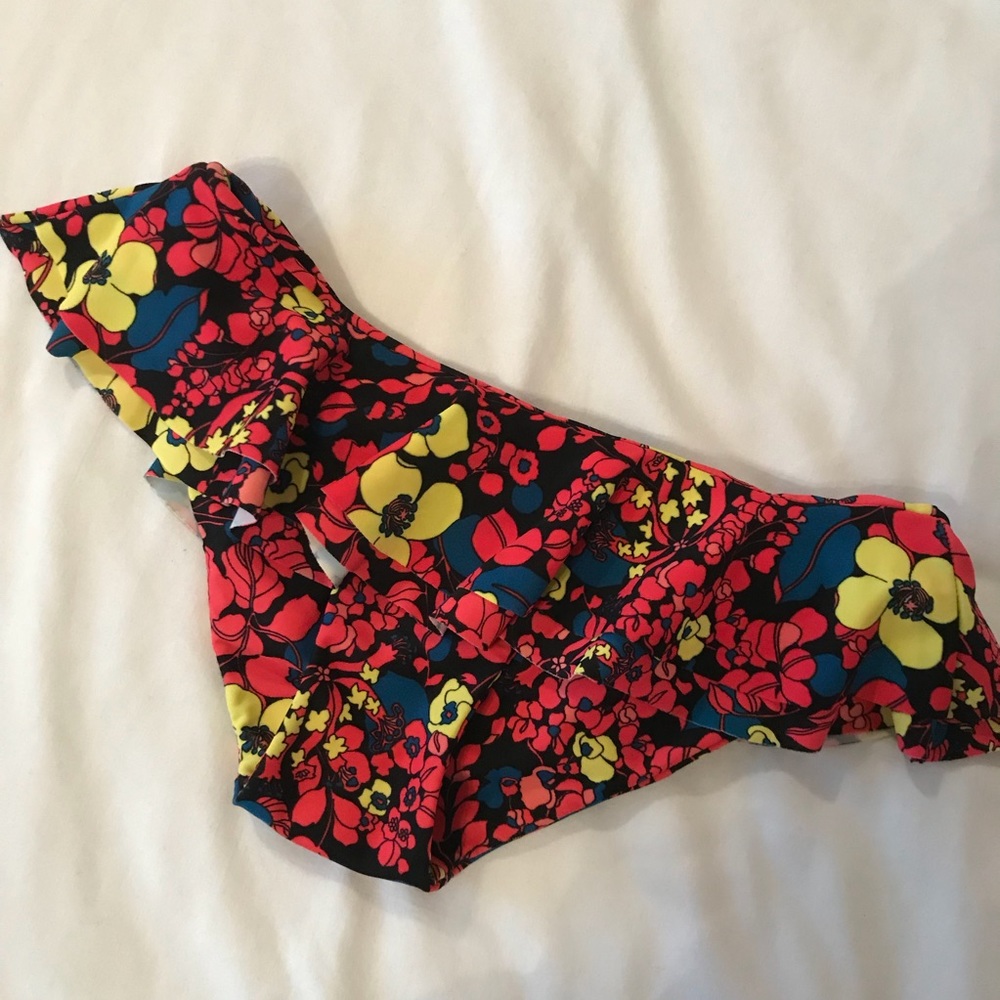 Floral Ruffle Women's Swim Bottom